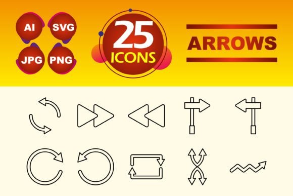 Arrows Icons Graphics Review for Digital Sellers
