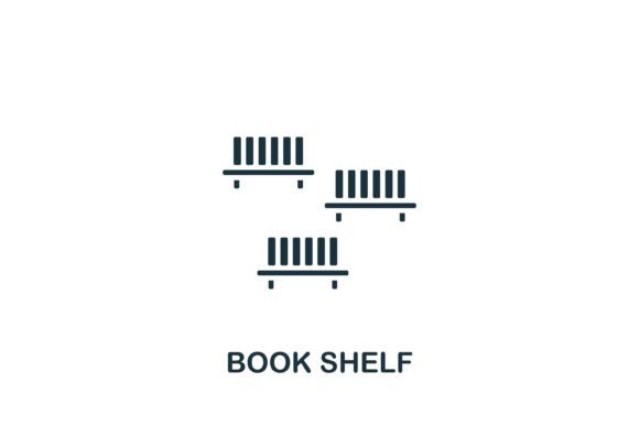 Book Shelf Icon Graphics and Icons Review
