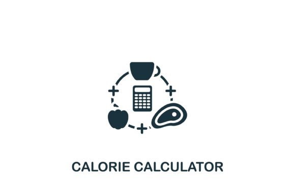 Calorie Calculator Icon Graphics and Icons Review