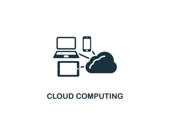 Cloud Computing Icon Graphics and Icons Review