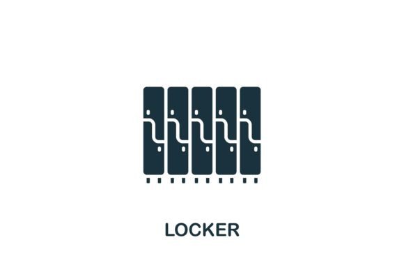 Locker Icon Graphics and Icons for Crafters