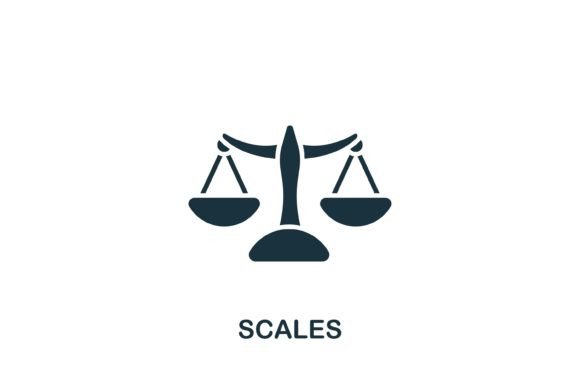 Scales Icon Graphics and Icons Review