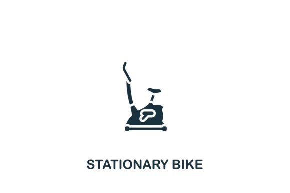 Stationary Bike Icon Graphics and Icons Review
