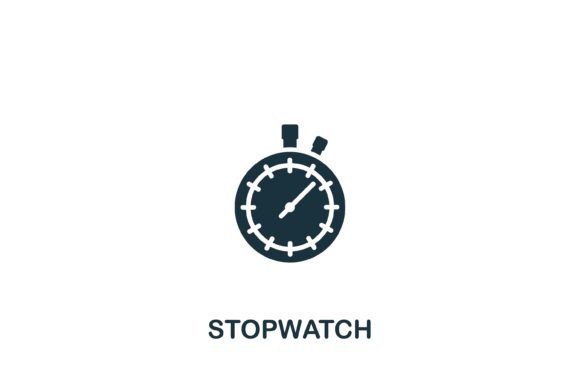 Stopwatch Icon Graphics and Icons for Local Branding