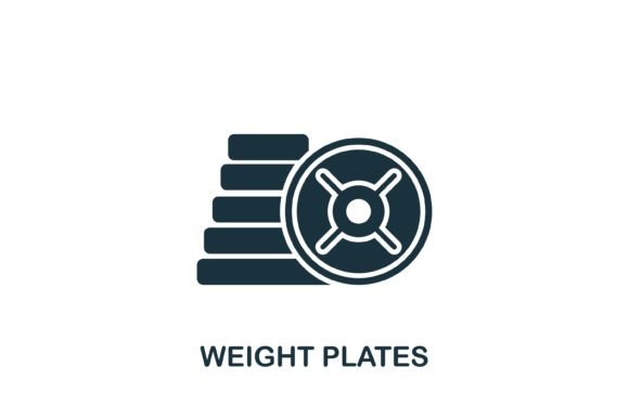 Weight Plates Icon Review for Embroidery